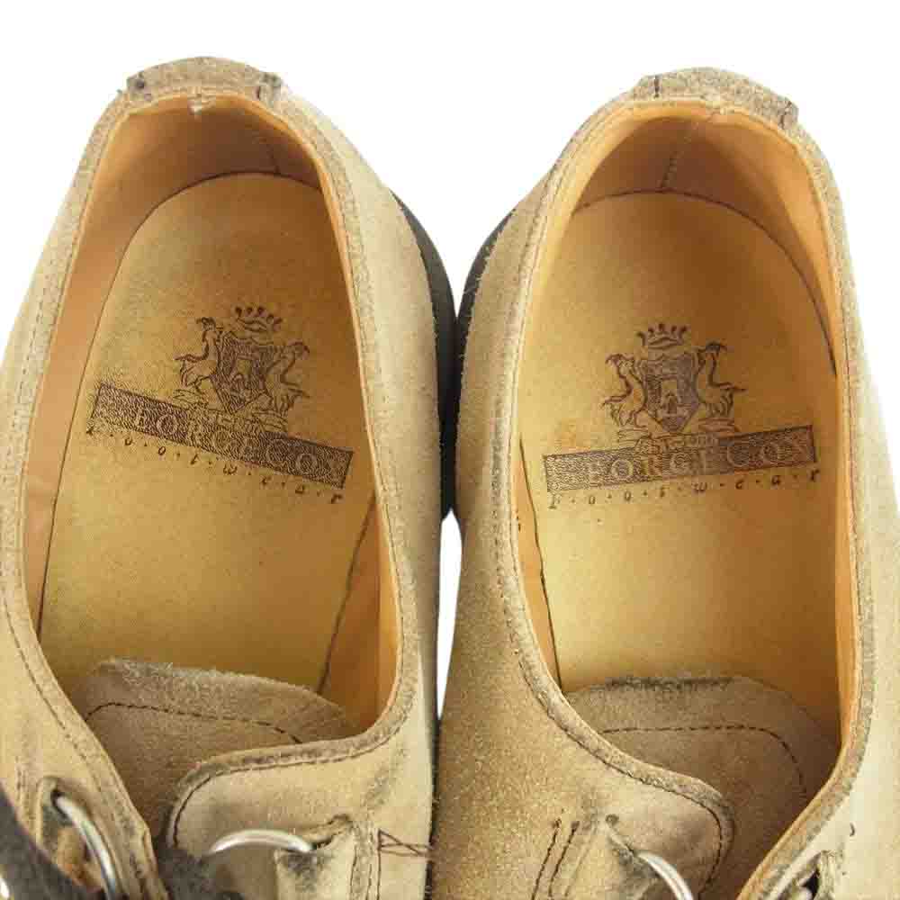 GEORGE COX ジョージコックス 3588 GIBSON ギブソン ラバーソール ライトブラウン系 4【中古】