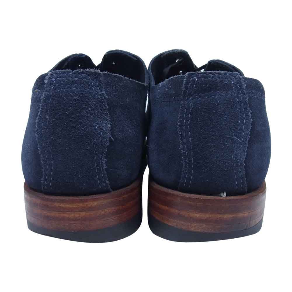 ユケテン キャップ トゥ スエード シューズ ネイビー系 9.5【中古】