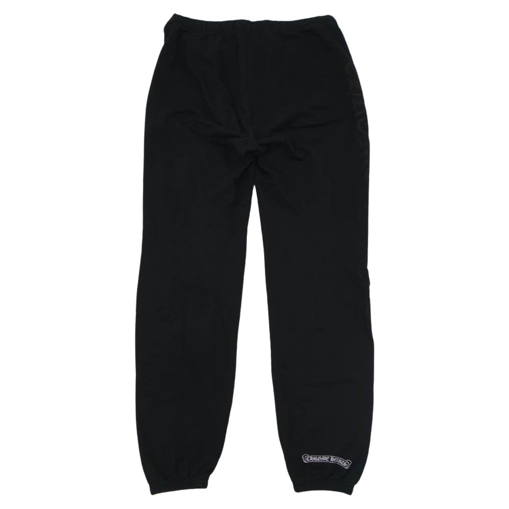 CHROME HEARTS クロムハーツ（原本無） 国内正規品 ダガー プリント スウェット パンツ ブラック系 L【中古】