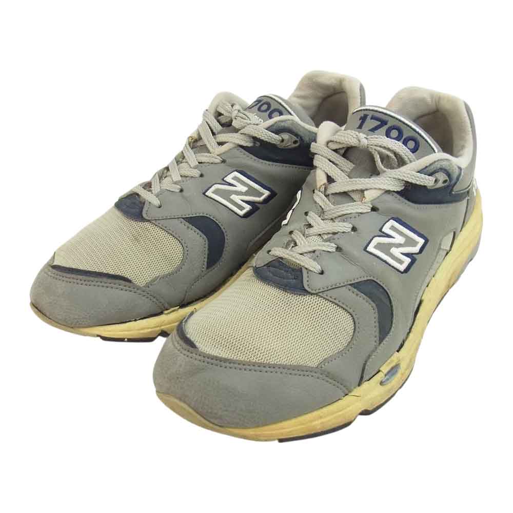 NEW BALANCE ニューバランス 観賞用 M1700GR ローカットスニーカー　 グレー系 US11 2E【中古】