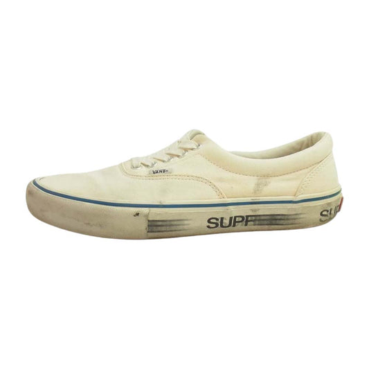 Supreme シュプリーム 16SS × VANS ERA PRO バンズ エラ プロ スニーカー オフホワイト系 28.5cm【中古】