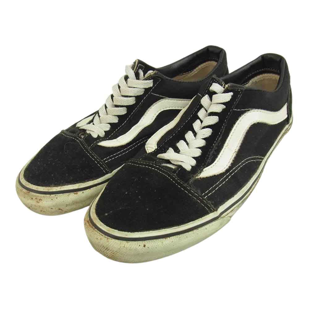 VANS バンズ 90s USA製 OLD SKOOL オールドスクール スニーカー ブラック系 9 1/2【中古】