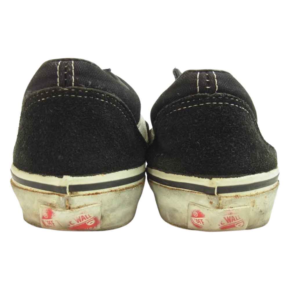 VANS バンズ 90s USA製 OLD SKOOL オールドスクール スニーカー ブラック系 9 1/2【中古】