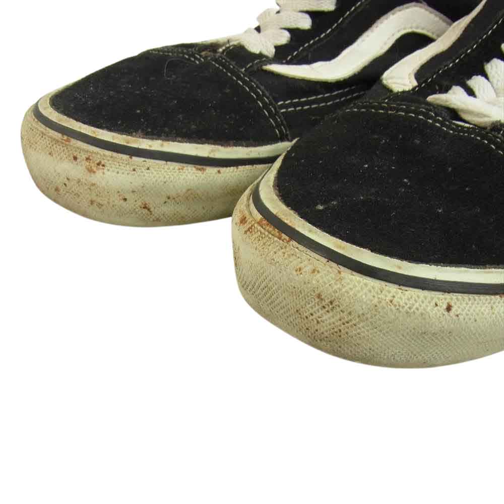 VANS バンズ 90s USA製 OLD SKOOL オールドスクール スニーカー ブラック系 9 1/2【中古】