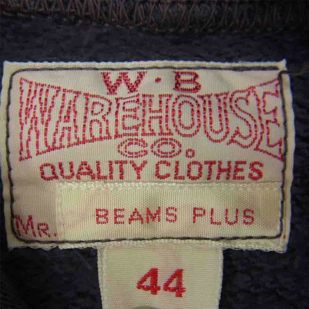 WAREHOUSE ウエアハウス 450 BEAMS PLUS ビームス 別注 プルオーバー パーカー ブルー系 44【中古】
