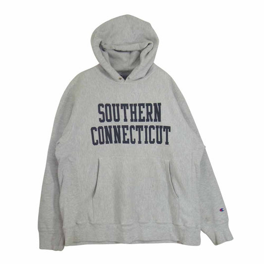 Champion チャンピオン 00s REVERSE WEAVE リバースウィーブ パーカー グレー系 L【中古】