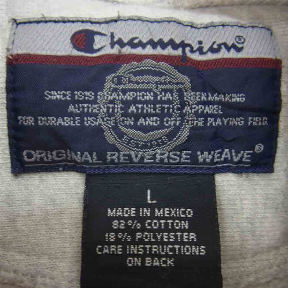 Champion チャンピオン 00s REVERSE WEAVE リバースウィーブ パーカー グレー系 L【中古】