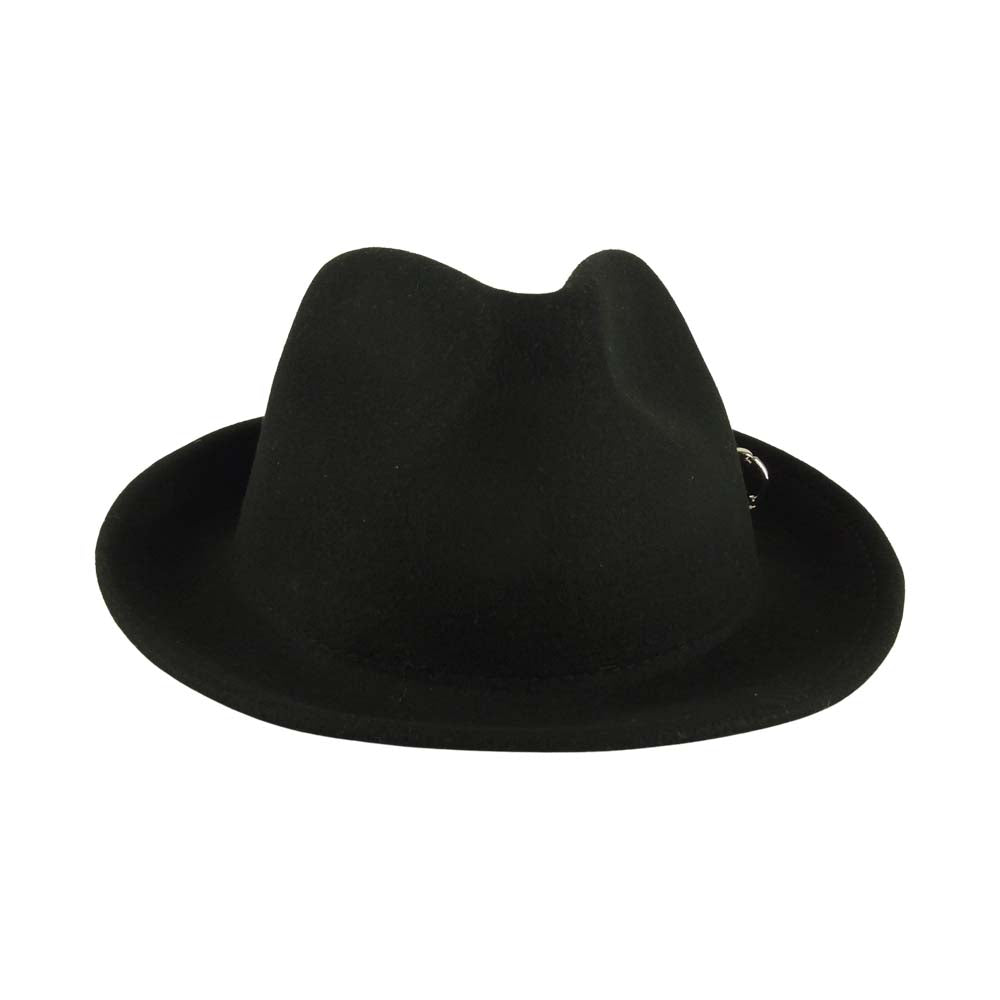 DEAL DESIGN ディールデザイン Dカン付き ウール ハット ブラック系【極上美品】【中古】