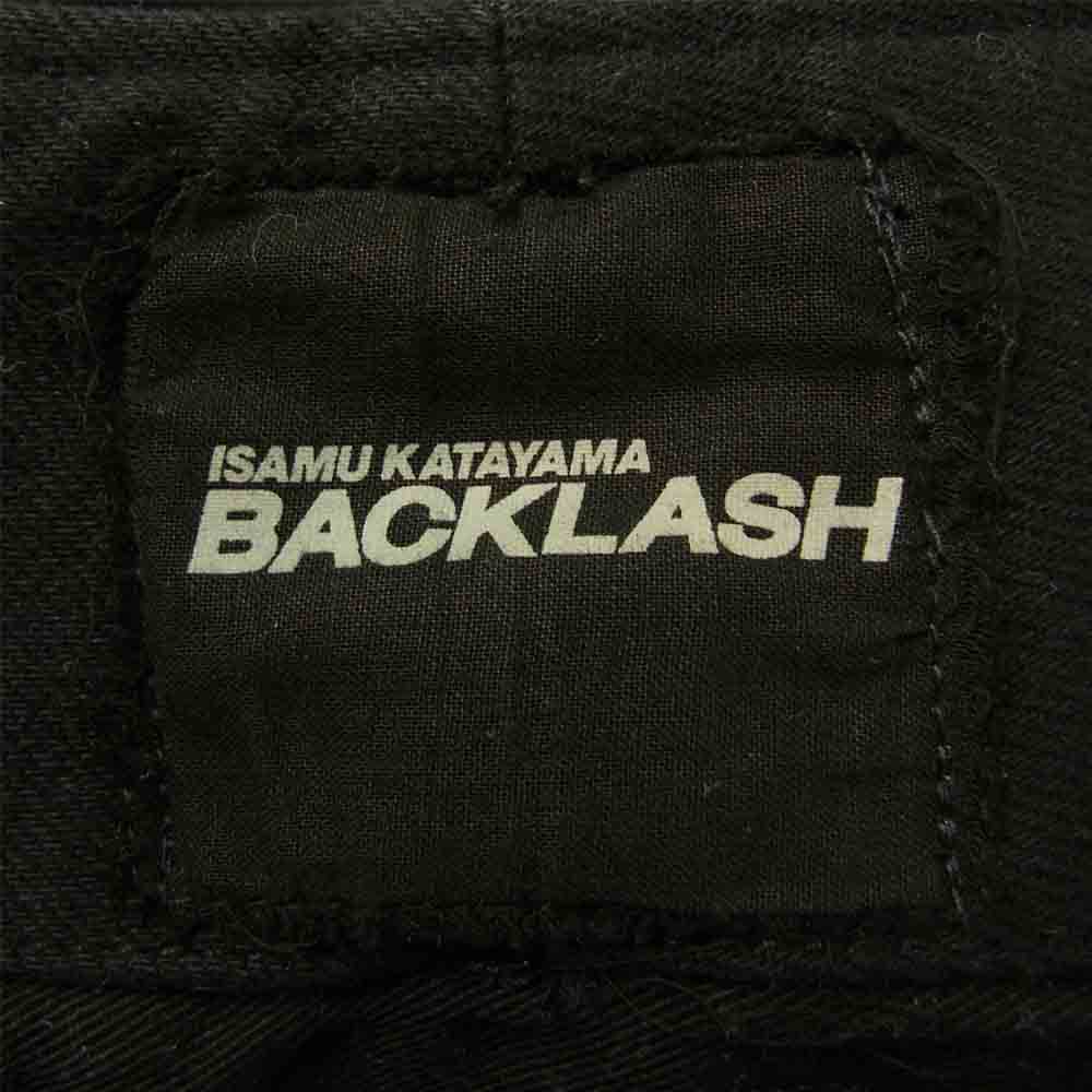 ISAMUKATAYAMA BACKLASH イサムカタヤマバックラッシュ × incarnation インカーネーション in-1948-05 13oz Stretch Denim デニム サルエル パンツ ブラック系 M【中古】