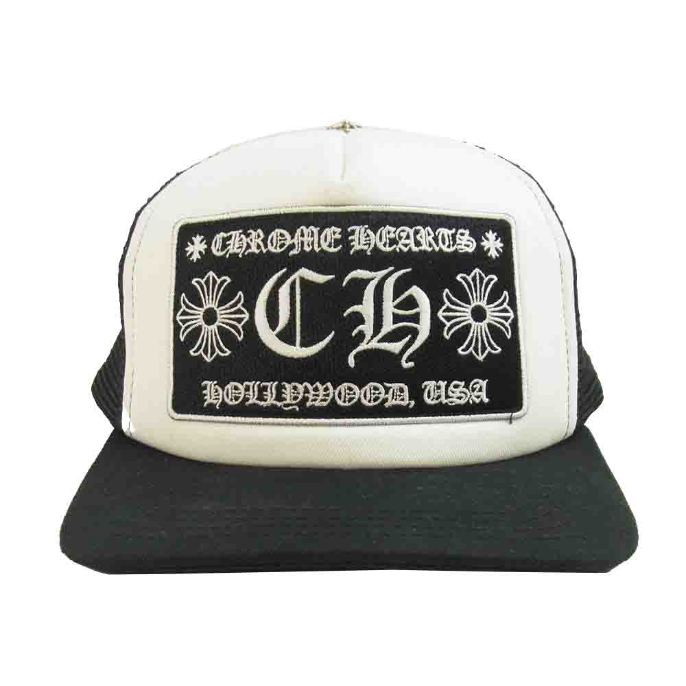 CHROME HEARTS クロムハーツ（原本無） TRUCKER CAP トラッカーキャップ ブラック系 ONE SIZE(53-60)【中古】