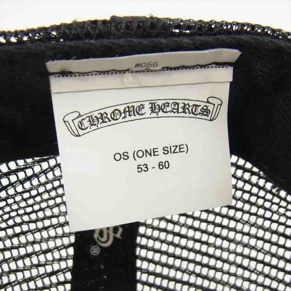 CHROME HEARTS クロムハーツ（原本無） TRUCKER CAP トラッカーキャップ ブラック系 ONE SIZE(53-60)【中古】