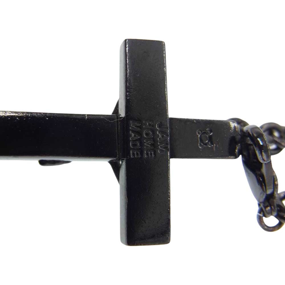 JAM HOME MADE ジャムホームメイド ブラック ロザリオ クロス ネックレス ブラック系【中古】