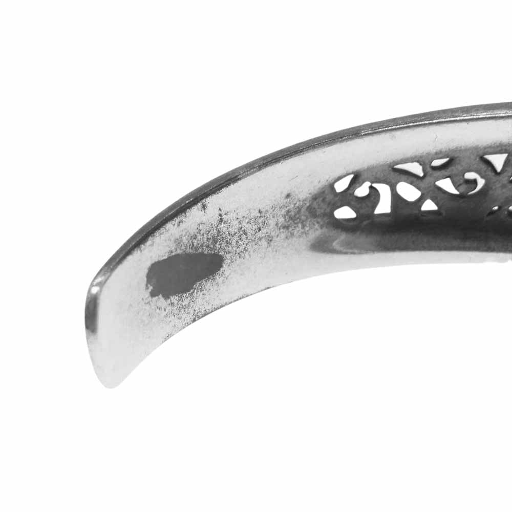 saad バングル シルバー925 唐草 SAAD 唐草 シルバーバングル 波