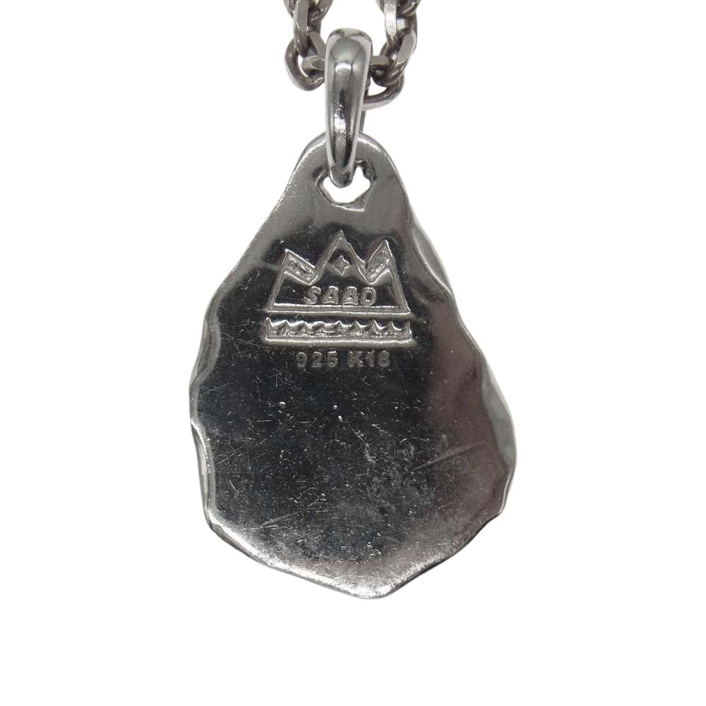 SAAD サード 太陽神 タタキ ネックレス【中古】