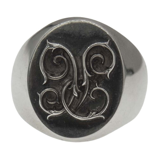 ピーナッツアンドコー SIGNET RING シグネット リング シルバー系【中古】