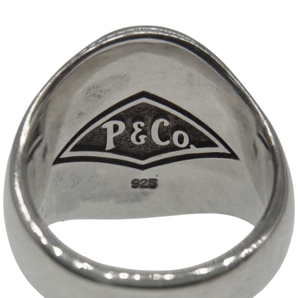 ピーナッツアンドコー SIGNET RING シグネット リング シルバー系【中古】