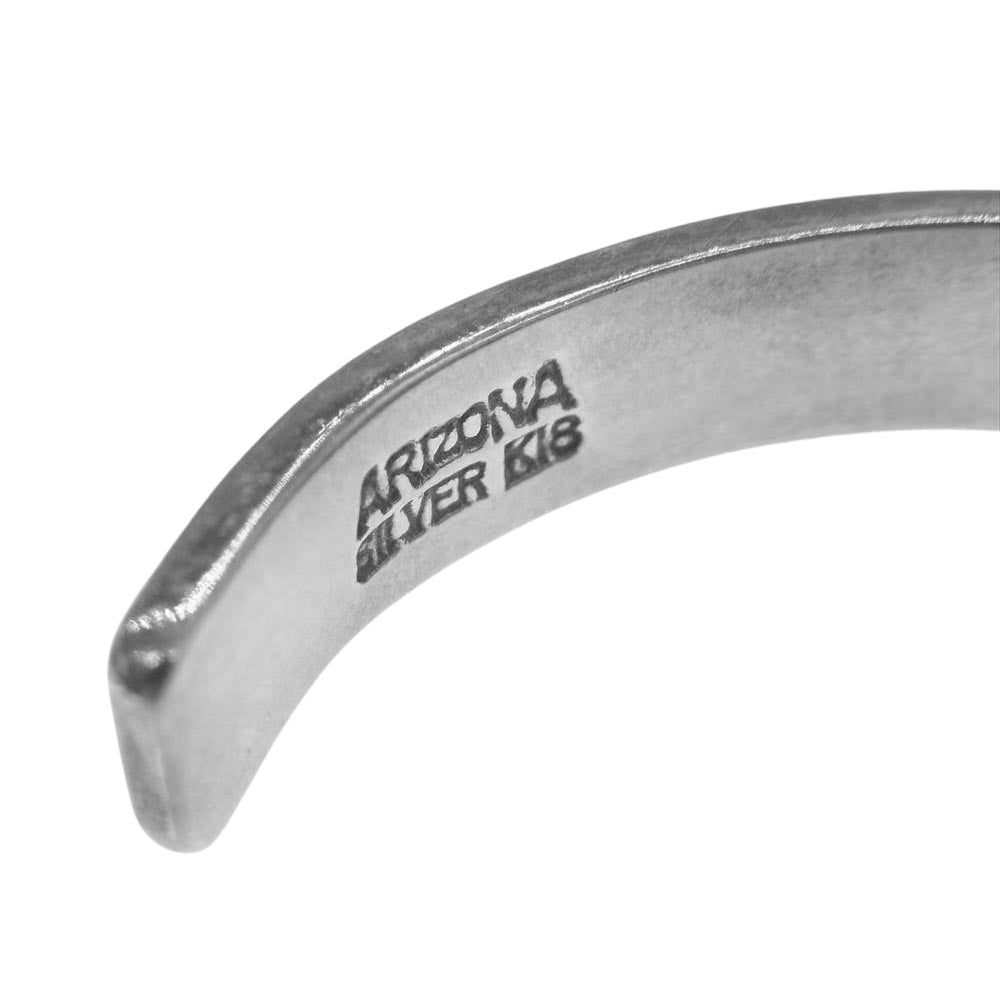 ARIZONA FREEDOM アリゾナフリーダム K18太陽神 唐草 ナロー バングル シルバー系 ゴールド系【中古】
