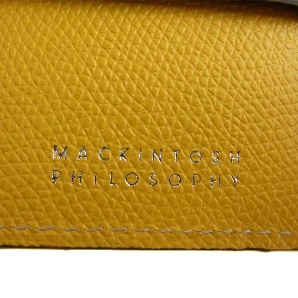 MACKINTOSH PHILOSOPHY マッキントッシュフィロソフィー MAP706515 ロイヤルブラックラ 牛革 レザー キーケース ライトブラウン系【新古品】【未使用】【中古】