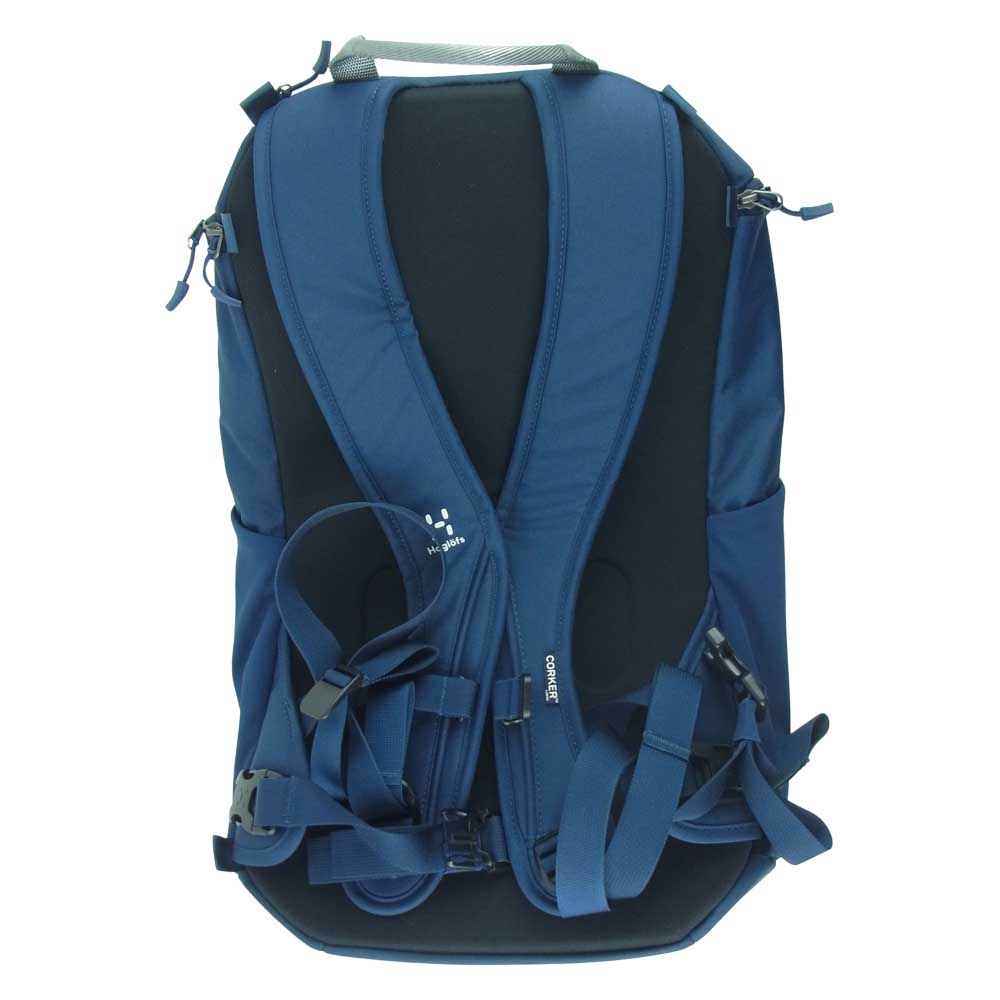 HAGLOFS ホグロフス CORKER LARGE コーカー ラージ リュック バックパック ネイビー系【美品】【中古】