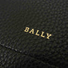 BALLY バリー BEZIN Striped Grained Leather ショルダーバッグ ブラック系【中古】