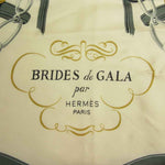 HERMES エルメス  BRIDES de GALA ブリッドドゥガラ シルク スカーフ レッド系【中古】