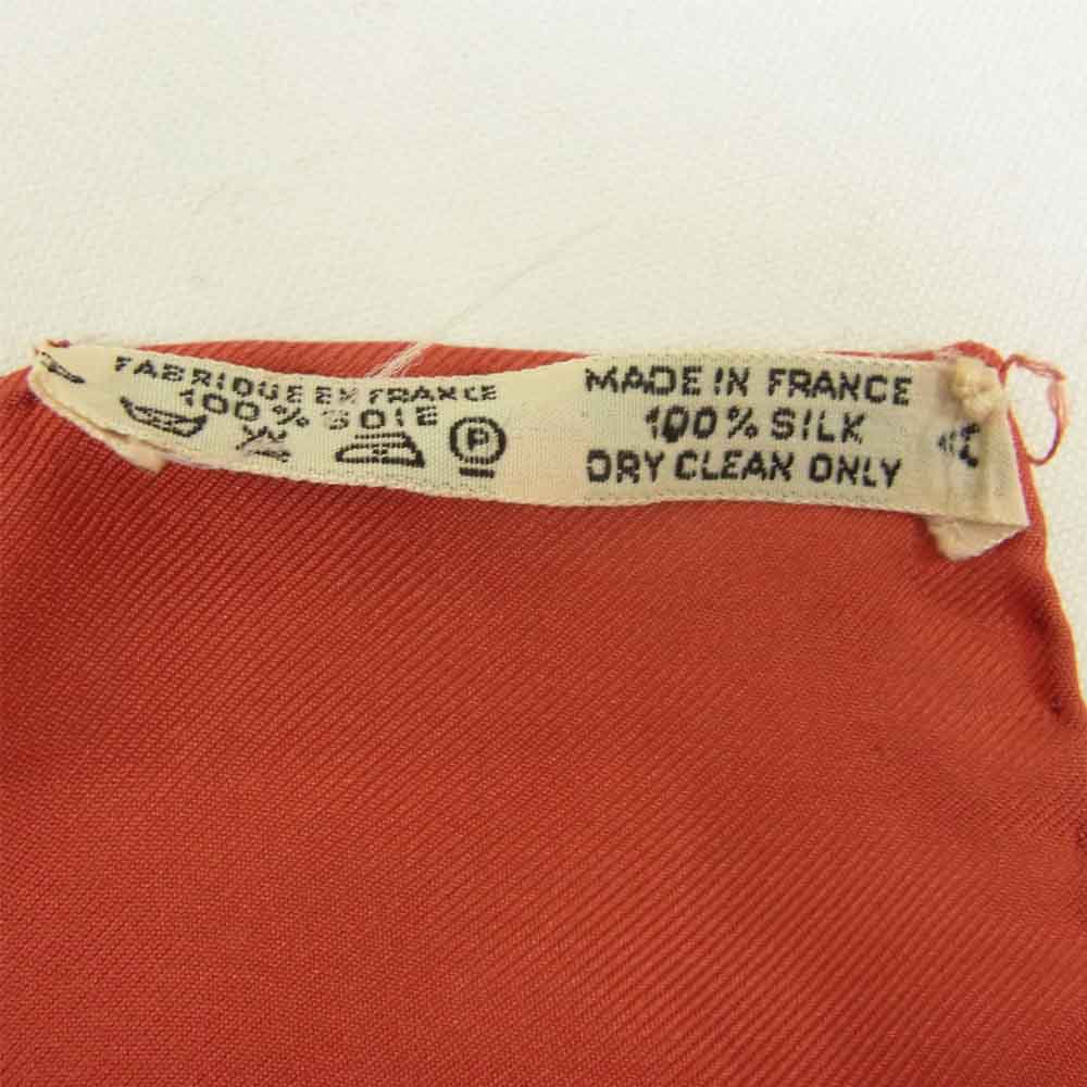 HERMES エルメス  BRIDES de GALA ブリッドドゥガラ シルク スカーフ レッド系【中古】