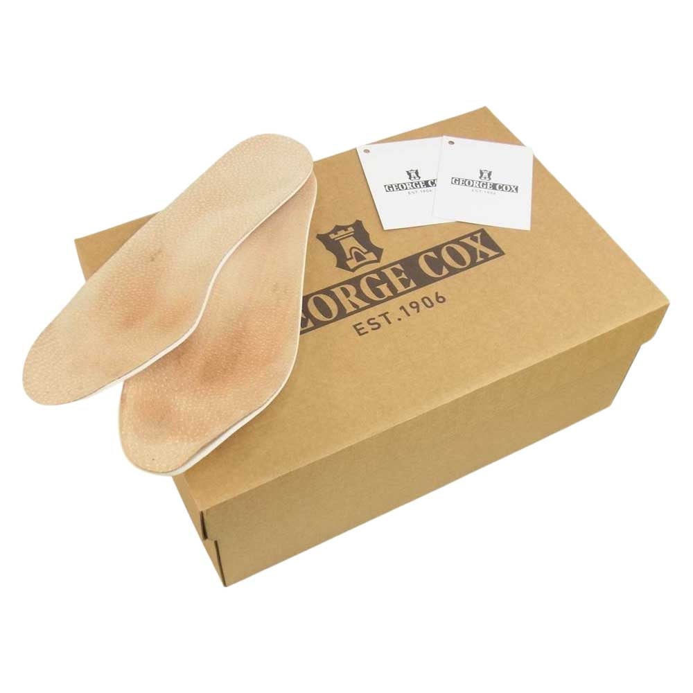 GEORGE COX ジョージコックス RALEIGH別注 15387 LOOK SHARP CHUKKA BOOTS Dリング チャッカブーツ スエードレザー ラバーソール ネイビー系 10【美品】【中古】