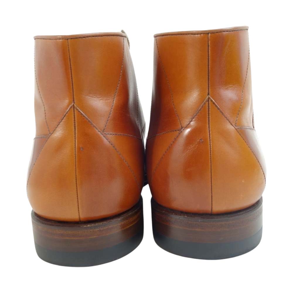 SCOTCH GRAIN スコッチグレイン ST634 スパイダー チャッカブーツ レザーシューズ 27cmEE ブラウン系 27cm【中古】