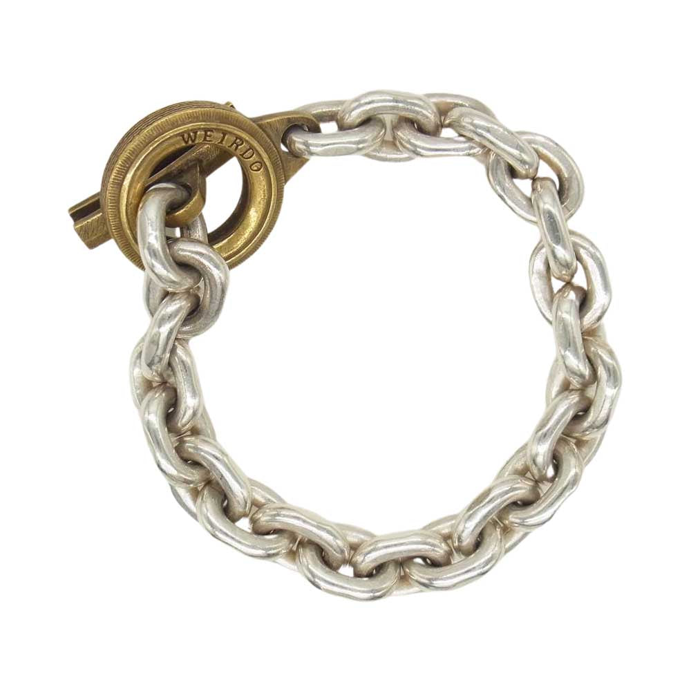 WEIRDO ウィアード シルバー チェーン Tバー ブレスレット シルバー系