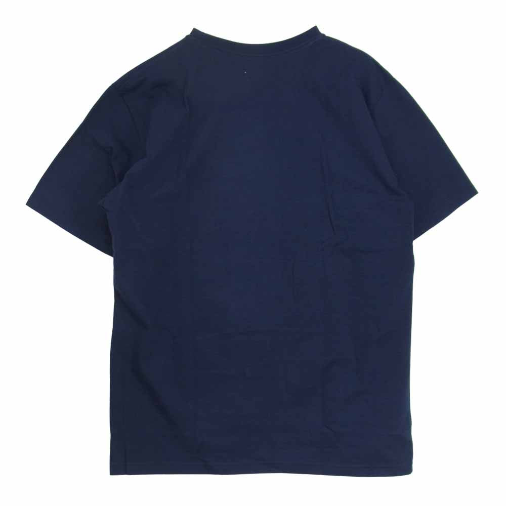 WTAPS ダブルタップス SCREEN TEE PLACING THINGS WHERE THEY SHOULD BE. ロゴ 半袖 Tシャツ ネイビー系 3【極上美品】【中古】