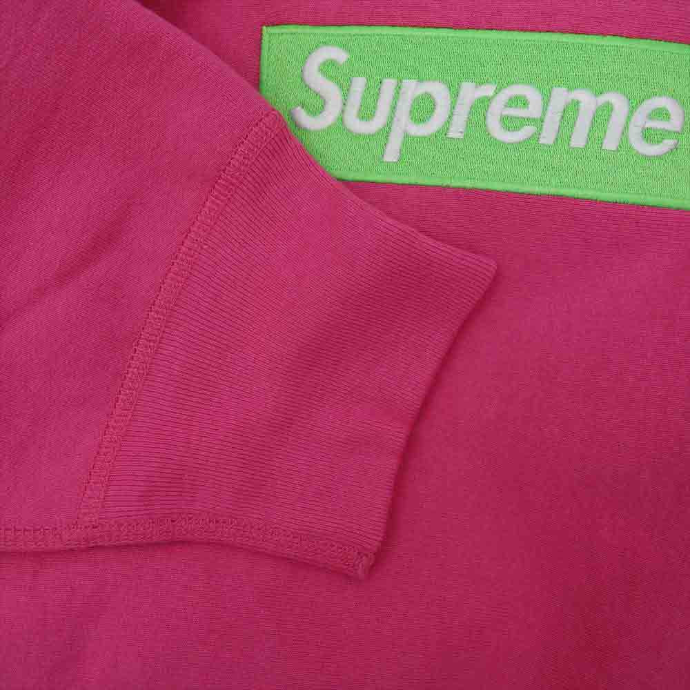 Supreme シュプリーム 17AW Box Logo Hooded Sweatshirt ボックスロゴ フーデッド スウェット シャツ プルオーバー パーカー ピンク系 L【新古品】【未使用】【中古】