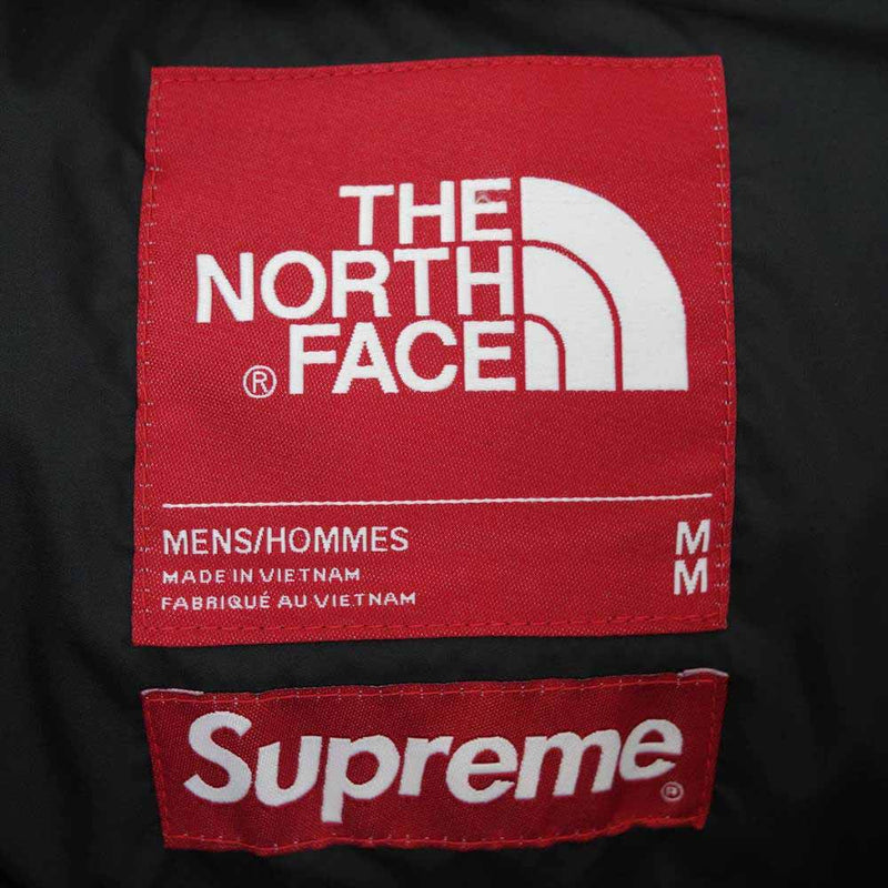 Supreme×THE NORTH FACE 2019AW Paper Print Nuptse Jacket シュプリーム×ノースフェイス ペーパープリントヌプシジャケット 紙柄 ダウンブルゾン ライトグレー サイズM【230527】【-B】【me04】