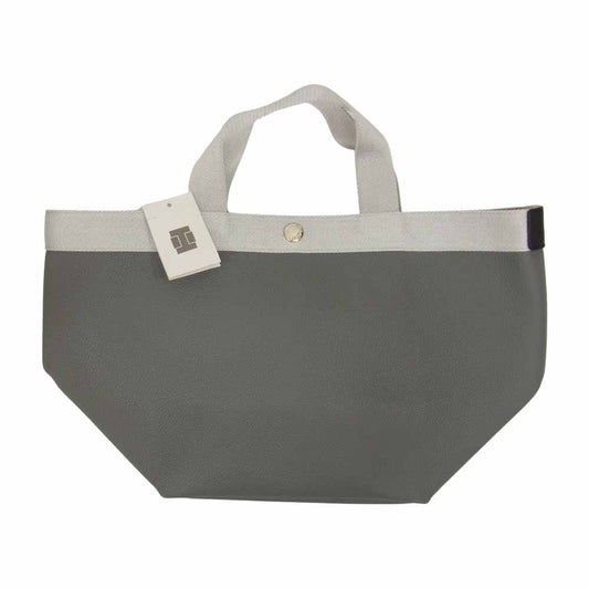 Herve Chapelier エルベ・シャプリエ 707GP グラニ×シルバー 舟形 M リュクス コーテッドキャンバス グレー系【新古品】【未使用】【中古】