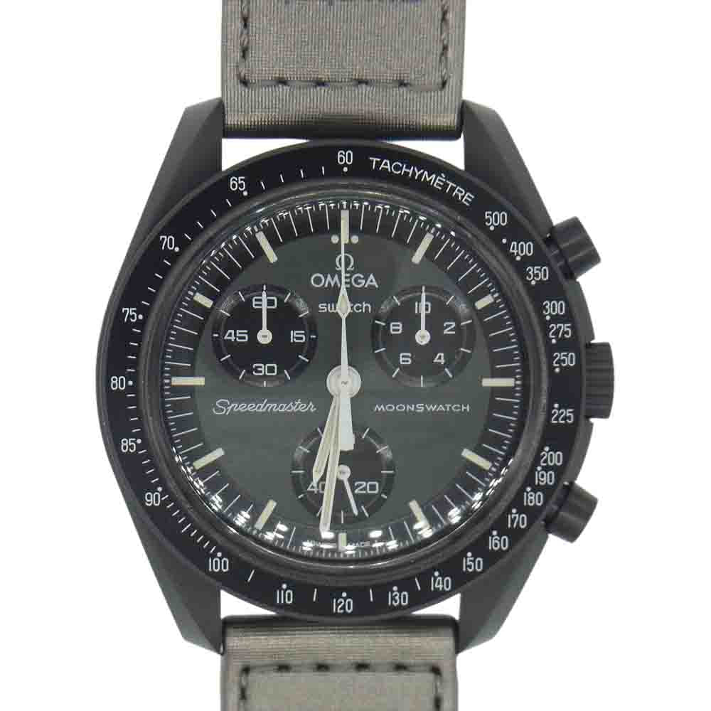 OMEGA オメガ × Swatch スウォッチ SO33A100 Moon Swatch ムーン スウォッチ ミッション トゥ マーキュリー【新古品】【未使用】【中古】