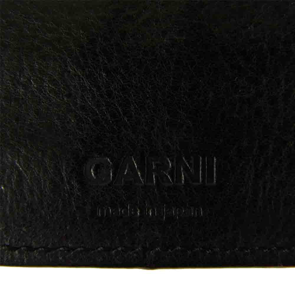 GARNI ガルニ シルバー925パーツ付き レザー ロングウォレット 長財布 ブラック系【中古】