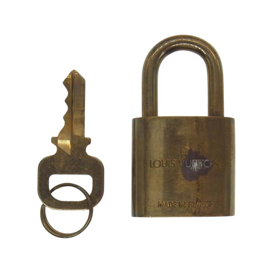 LOUIS VUITTON ルイ・ヴィトン カデナ パドロック 南京錠 真鍮カラー【中古】