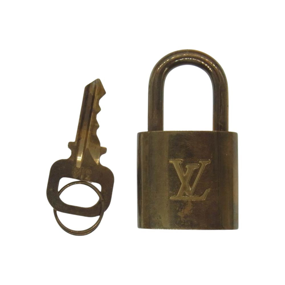 LOUIS VUITTON ルイ・ヴィトン カデナ パドロック 南京錠 真鍮カラー【中古】