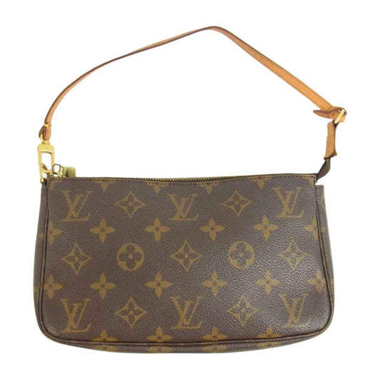 LOUIS VUITTON ルイ・ヴィトン M51980 モノグラム ポシェット アクセソワール ブラウン系【中古】