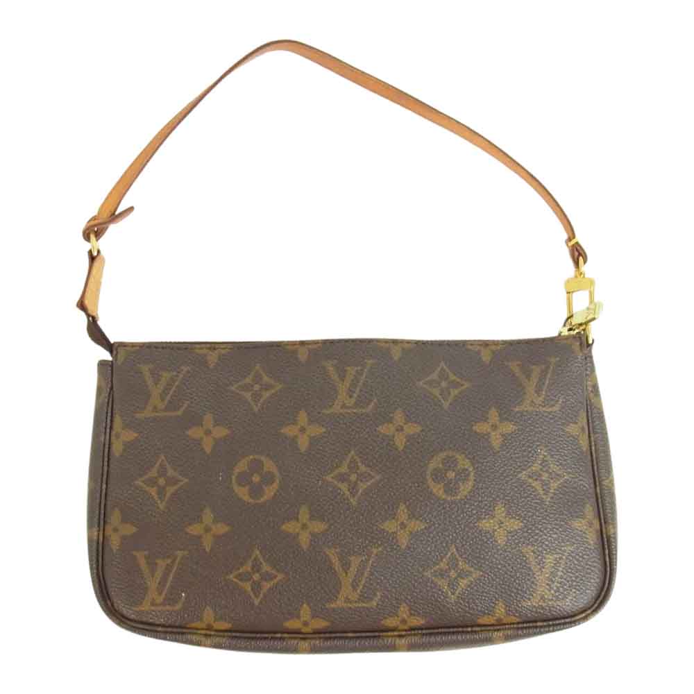 LOUIS VUITTON ルイ・ヴィトン M51980 モノグラム ポシェット アクセソワール ブラウン系【中古】