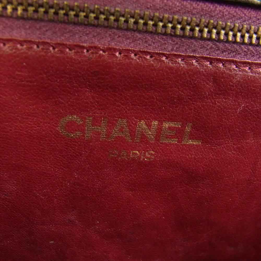 CHANEL シャネル マトラッセ ラムスキン シングル チェーン ショルダーバッグ ブラック系【中古】