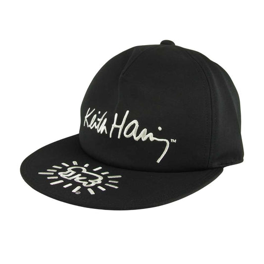 mastermind JAPAN マスターマインドジャパン 997-9282001 × KEITH HARING キース へリング CAP キャップ ブラック系 F【新古品】【未使用】【中古】
