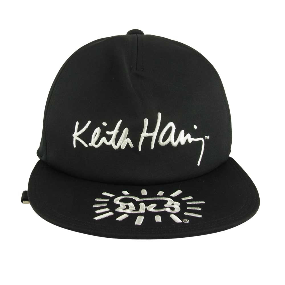 mastermind JAPAN マスターマインドジャパン 997-9282001 × KEITH HARING キース へリング CAP キャップ ブラック系 F【新古品】【未使用】【中古】