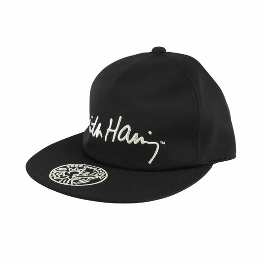 mastermind JAPAN マスターマインドジャパン 997-9282002 × KEITH HARING キース へリング CAP キャップ ブラック系 F【新古品】【未使用】【中古】