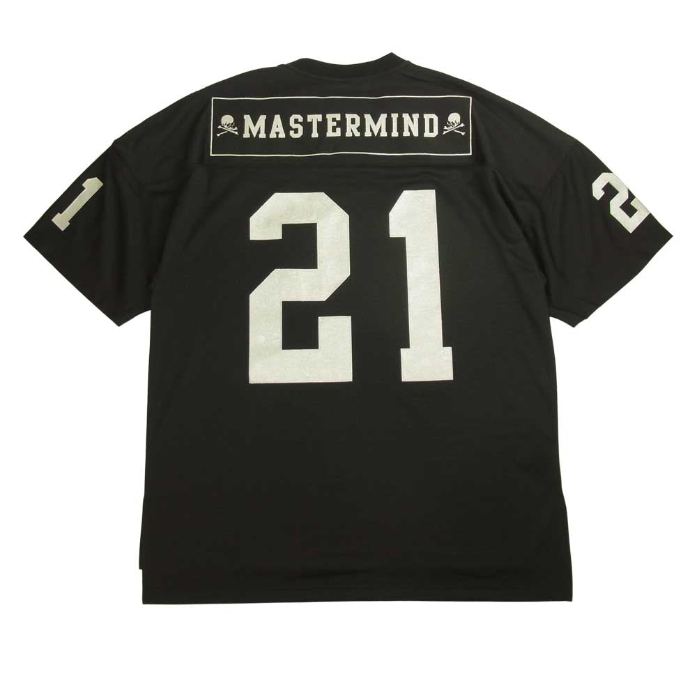 マスターマインドワールド 996-1251093 × Mitchell&Ness ミッチェルアンドネス Legacy Jersey Tee ジャージ メッシュ Tシャツ XL ブラック系 XL【新古品】【未使用】【中古】