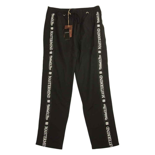 マスターマインドワールド 996-1262095 × Mitchell&Ness ミッチェルアンドネス Tear Away Pant ティア アウェイ ナイロン トラック パンツ ブラック系 M【新古品】【未使用】【中古】