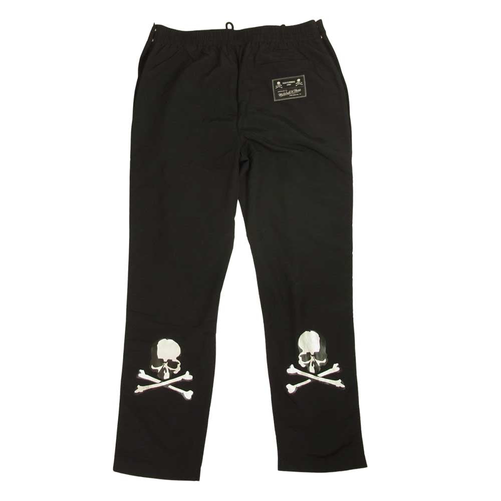 マスターマインドワールド 996-1262095 × Mitchell&Ness ミッチェルアンドネス Tear Away Pant ティア アウェイ  ナイロン トラック パンツ ブラック系 M【新古品】【未使用】【中古】