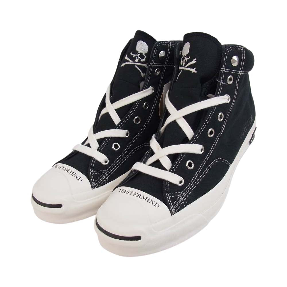 mastermind JAPAN マスターマインドジャパン CONVERSE JACK PURCELL GORE-TEX RH MID MID MMJ コンバース ジャックパーセル スニーカー 27.5cm ブラック系 9【新古品】【未使用】【中古】