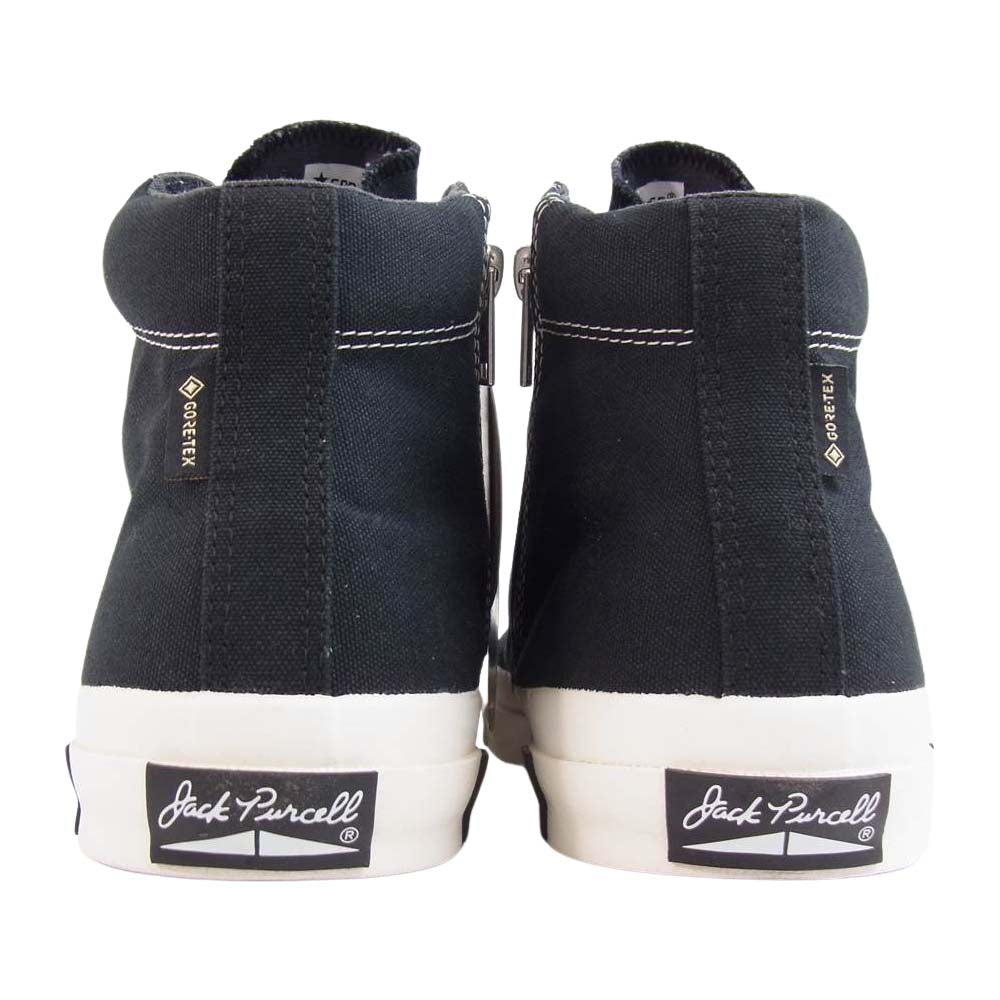 mastermind JAPAN マスターマインドジャパン CONVERSE JACK PURCELL GORE-TEX RH MID MID MMJ コンバース ジャックパーセル スニーカー 27.5cm ブラック系 9【新古品】【未使用】【中古】