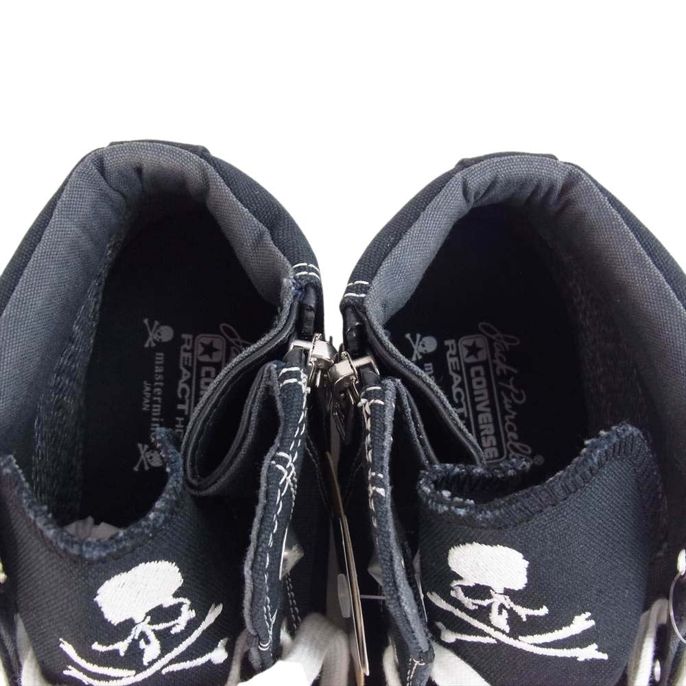 mastermind JAPAN マスターマインドジャパン CONVERSE JACK PURCELL GORE-TEX RH MID MID MMJ コンバース ジャックパーセル スニーカー 27.5cm ブラック系 9【新古品】【未使用】【中古】