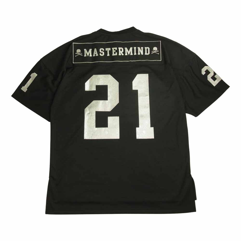 マスターマインドワールド 996-1251093 × Mitchell&Ness ミッチェルアンドネス Legacy Jersey Tee ジャージ メッシュ Tシャツ XL ブラック系 XL【新古品】【未使用】【中古】